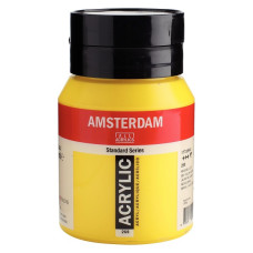 Краска акриловая Amsterdam 500 мл Желтый светлый AZO 268